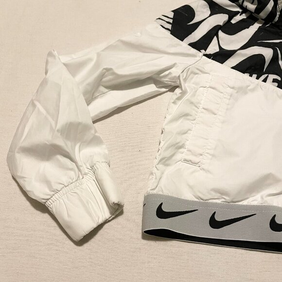Nike Kids Sportswear Windrunner Jacket White Cj7426-104 Girls Size Small - Picture 5 of 16
